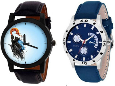 

TRUE KART ALK8136-Mens Exclusive (Casual+PartyWear+Formal) Designer Combo Watch - For Men
