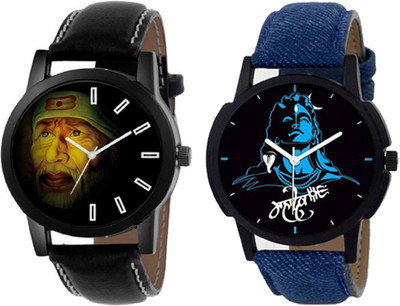 

Rage Enterprise God's Printed Dial Leather Strap Men & Women Watch - For Men