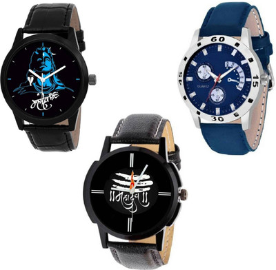 

TRUE KART ALK8092-Mens Exclusive (Casual+PartyWear+Formal) Designer Combo Watch - For Men
