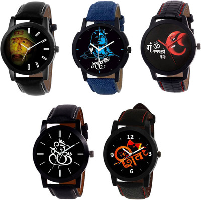 

Rage Enterprise Casual God's Dial set of 5 Men & Women Watch - For Men