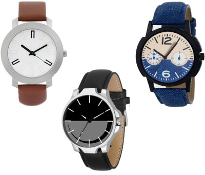 

TRUE KART ALK8071-Mens Exclusive (Casual+PartyWear+Formal) Designer Combo Watch - For Men