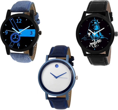 

TRUE KART ALK8029-Mens Exclusive (Casual+PartyWear+Formal) Designer Combo Watch - For Men