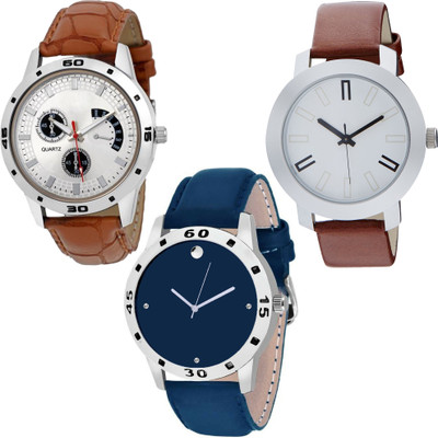 

NUBELA NB_203410 Blue And Brown Color Watch - For Men
