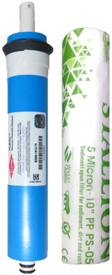 

Earth Ro System Water filter RO Service 1 Year Complete Water purifier Kit with candel mud6 Solid Filter Cartridge(0.5, Pack of 2)