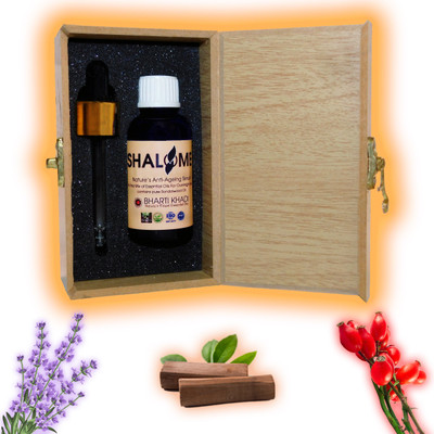 

SHALOME Shalome Anti-Ageing Serum | With extracts of pure Sandalwood, Rose Hip, Lavender(30 ml)