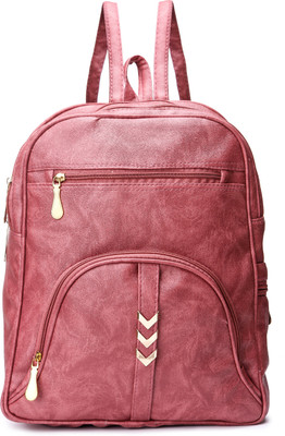 

Kleio Elegant Zipper Backpack For Girls / Women 17.67 L Backpack(Maroon), Burgundy