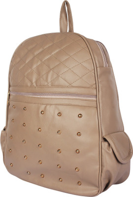 

Rajni Fashion PU Leather Backpack School Bag Student Backpack Traval bag 6 L Backpack (Beige) 6 L Backpack(Beige)