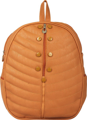 

Rajni Fashion PU Leather Backpack,School Bag , Student Backpack Women Travel bag 8 L Backpack (Pink) 8 L Backpack(Tan)