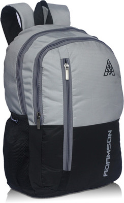 

Adamson Double Color 20 L Laptop Backpack(Grey, Black), Grey and black