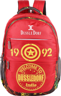 

Dussledorf Leonardo Red Laptop Backpack 20 L Laptop Backpack(Red)