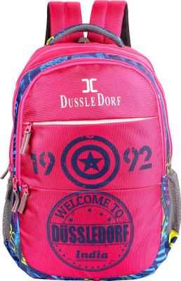 

Dussledorf Leonardo Pink Laptop Backpack 20 L Laptop Backpack(Pink)