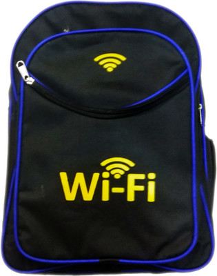 

Jhalak Wifi Print Big Waterproof Backpack(Black, 20 L)