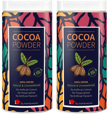 

looms & weaves 100 % Pure & Natural Cocoa Powder from Kerala - 800 gm (Free Delivery) Cocoa Powder(800 g)