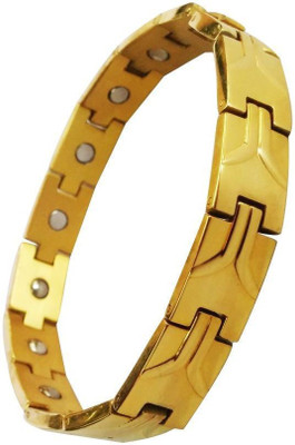Magnaz Metal Titanium, Gold-plated Bracelet