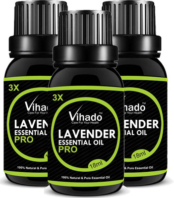 

VIHADO Lavender Pure Essential Oil (18 ml) (Pack of 3)(18 ml)