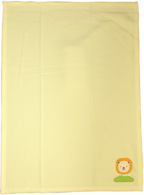 

MeeMee Plain  Crib Baby Blanket(Cotton, Yellow