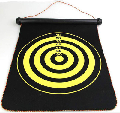 

QUINERGYS ® Brand New Large Magnetic Dartboard Dart Board Game W/6 Darts 21 inch Dart Board(Multicolor)
