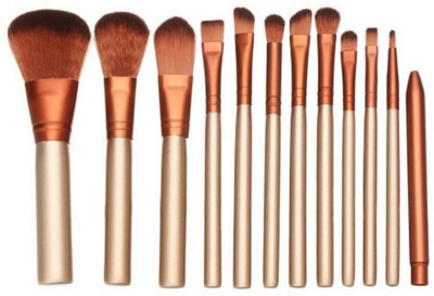 

KATTI DEL COCO Cosmetics Makeup Brush Set with Storage Box(Pack of 12)