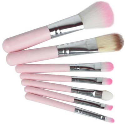 

KATTI DEL COCO 7Pcs/ Set Of Hot Colorful Professional Soft Cosmetic Make-up Brush Set (Pack of 7) (PINK)(Pack of 7)