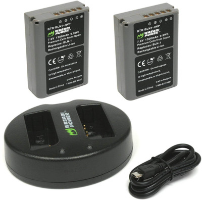 

Wasabi Power Battery Dual USB Charger Camera Battery Charger(Black)