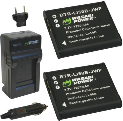 

Wasabi Power Battery Charger Kit Camera Battery Charger(Black)