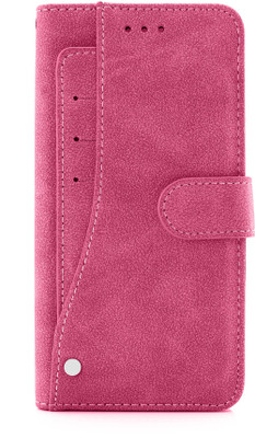 Cubix Book Cover for Apple iPhone 6 Plus iPhone 6s Plus(Pink, Dual Protection, Leather, Silicon, Plastic) Flipkart
