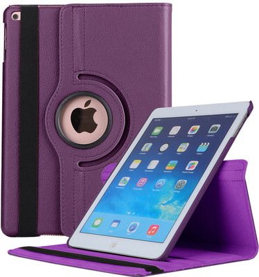 Robustrion Flip Cover for Apple iPad 5th Gen 9.7 inch, Apple iPad 6th Gen 9.7 inch, Apple iPad 9.7 inch, Apple iPad Air 9.7 inch(Purple, Cases with Holder)