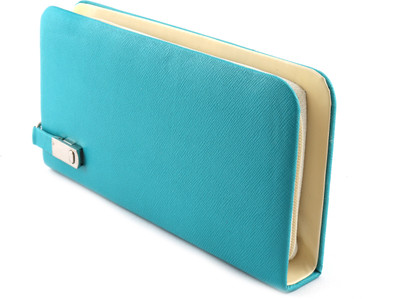 

T Square Casual Blue Clutch