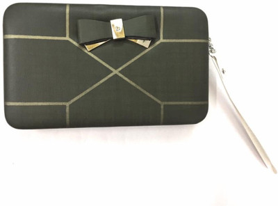 

TOP STUFF Casual Green Clutch