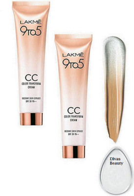 

divas beauty slicon puff , Color Transform CC Cream Foundation (set of 2)(Set of 3)
