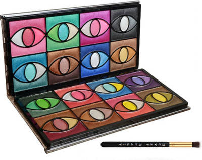 

divas beauty Makeup Brush With Eyeshadow Clutch(Set of 2)