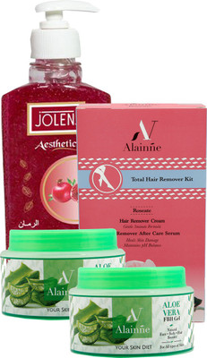 

Alainne Aesthetic Beauty Combo (Aloevera & Pomegranate Gel)(Set of 4)