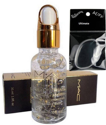 

Ultimate Silicon Puff & Mac Smoothing Perfecting Gold Radiance Face Primer Gel 30(Set of 2)