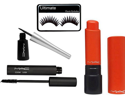 

Ultimate Of Eyelashes, Long Lasting Matte Finish Lipstick With Liquid Eyeliner & Zoom Lash Mascara(Set of 4)
