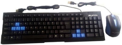 Punta P KB515 WIRED KEYBOURD ANDMOUSE Combo Set