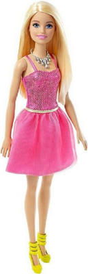 

S.R BROTHERS Barbie Glitz Pink Dress (Multicolor)(Pink)