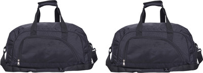 

Touch (Expandable) Casual Polyester Travel Duffle Travel Duffel Bag(Black)