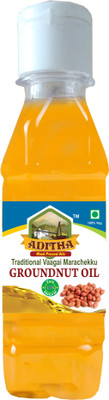 

Aditha Cold Pressed Groundnut Oil Plastic Bottle(200 ml)