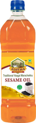 

Aditha Cold Pressed Sesame Oil Plastic Bottle(500 ml)