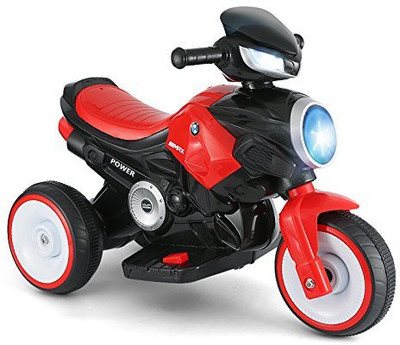 

Toyshine Speed Storm Battery Operated, Rechargeable Bike Ride-on for Kids, [RED] Bike Battery Operated Ride On(Multicolor)