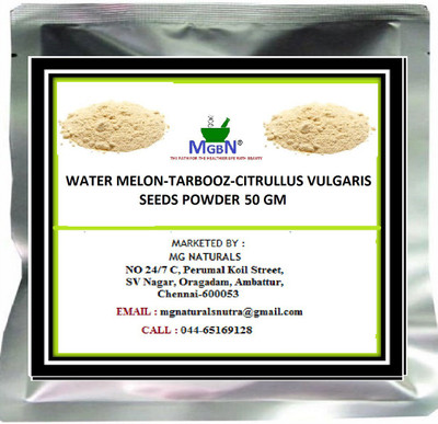 

MGBN WATER MELON-TARBOOZ-CITRULLUS VULGARIS SEEDS POWDER 50 Gm(50 g)