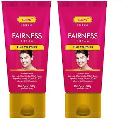 

Bakson's Fairness Cream 100 gm [Pack of 2] [100 gmX2,200 gm](200 g)