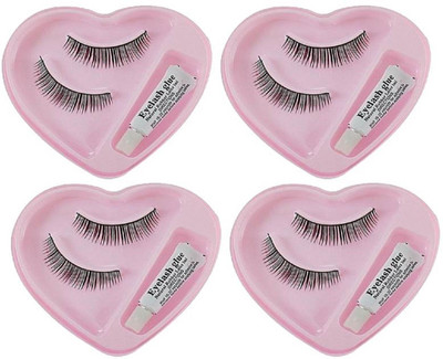 

Be-Trending Eye-Lashes-4 piece-with high quality adhesive(Pack of 4)