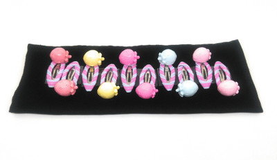 

Khubsurat Fruit Concept Tic-Tac Hair Clips for Kids, Set of 5 Pairs (10 Pieces) of Different Colors Tic Tac Clip, Hair Clip(Multicolor)