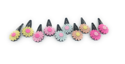 

Khubsurat Flower Concept Tic-Tac Hair Clips for Kids, Set of 5 Pairs (10 Pieces) of Different Colors Tic Tac Clip, Hair Clip(Multicolor)