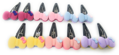 

Khubsurat Tic-Tac Hair Clips for Kids & Girls, Set of 6 Pairs Different Colors Tic Tac Clip, Hair Clip(Multicolor)