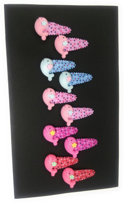 

Khubsurat Cartoon Tic-Tac Hair Clips for Kids, Set of 5 Pairs (10 Pieces) of Different Colors Tic Tac Clip, Hair Clip(Multicolor)