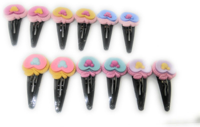 

Khubsurat Tic-Tac Hair Clips for Kids & Girls, Set of 6 Pairs Different Colors Tic Tac Clip, Hair Clip(Multicolor)