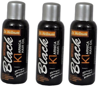 

Wellmans K-1 Arnica Hair Oil 150ml each [Pack of 3] [150 ml X3, 450 ml] Hair Oil(450 ml)