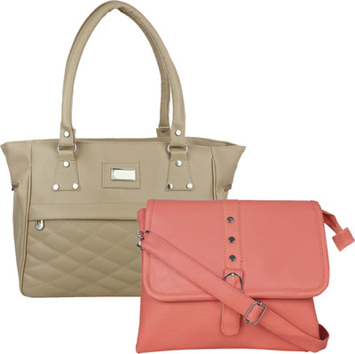 

Element cart Messenger Bag(Beige, Tan)
